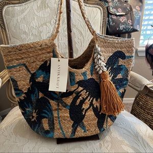 Antik Kraft Mehar Woven Jute Tote Bag
